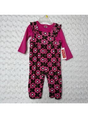 NWT Fisher Price 2 Piece Floral Baby Girl Spring Outfit 6/9 months 2011